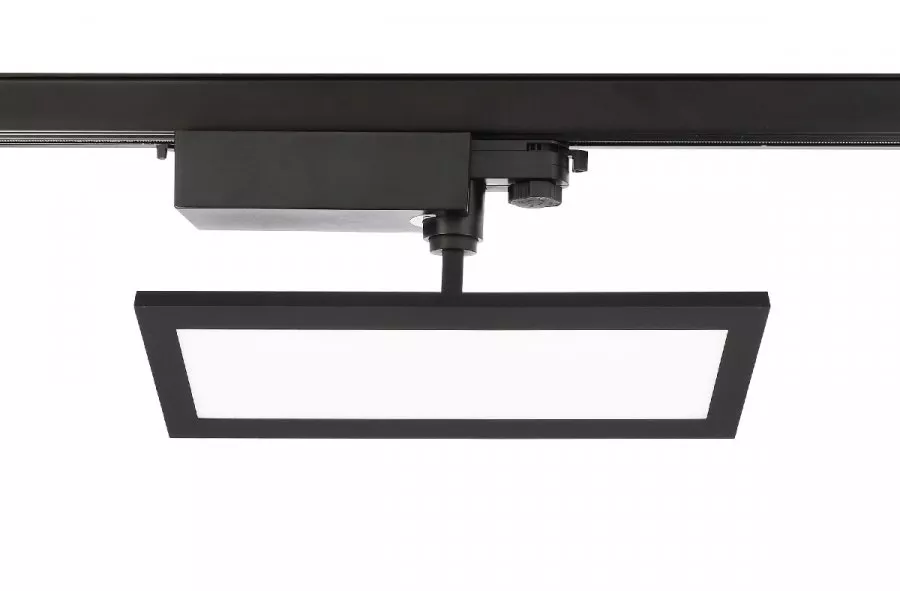 Deko-Light 3-Phasenleuchte Panel Track Light 20W 2000lm 3000K Schwarz 707135