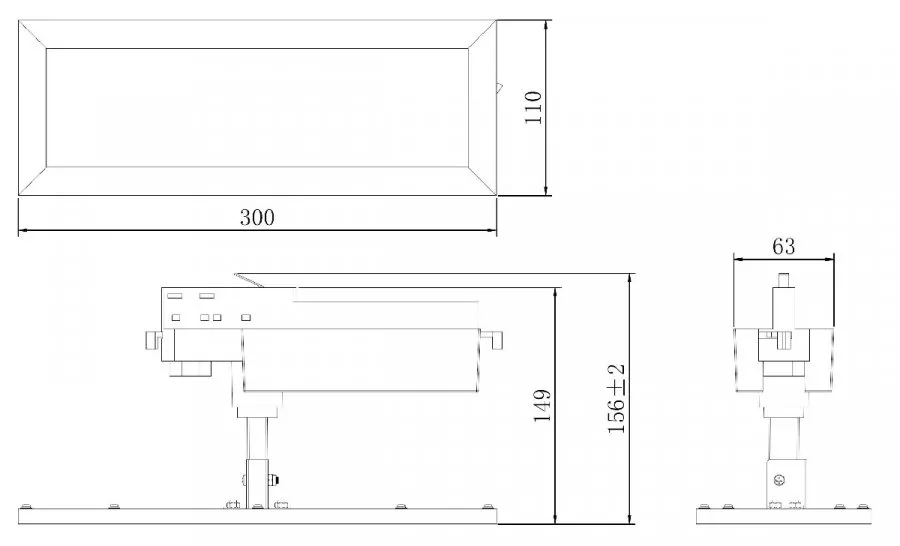 Deko-Light 3-Phasenleuchte Panel Track Light 20W 2000lm 3000K Schwarz 707135