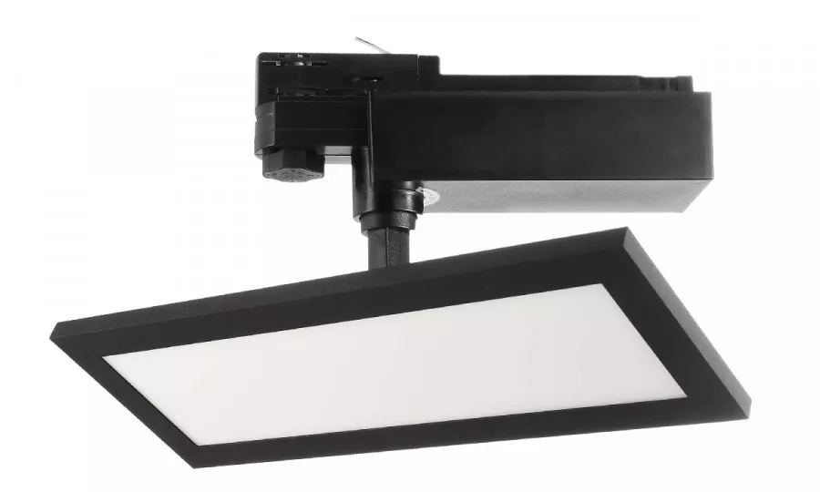 Deko-Light 3-Phasenleuchte Panel Track Light 20W 2000lm 3000K Schwarz 707135