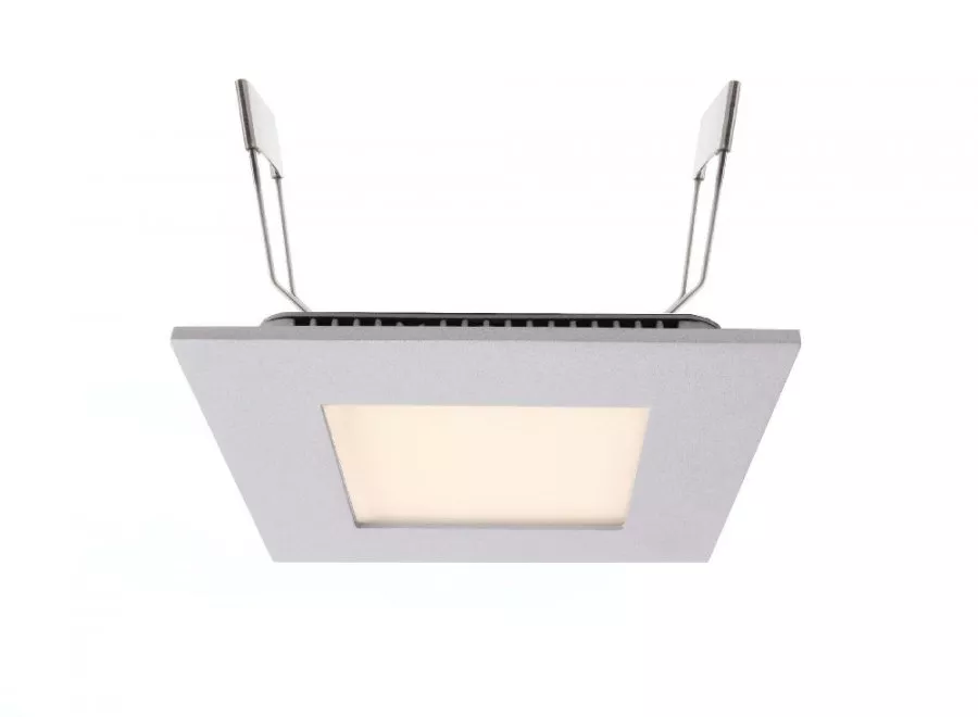 Deko-Light Deckeneinbauleuchte LED Panel Square 8 7W 560lm 2700K Grau