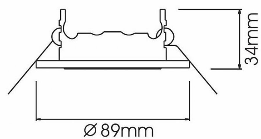 Deko-Light Deckeneinbaustrahler Basic Rund Tilt 1x max 50W MR16 Silber_1