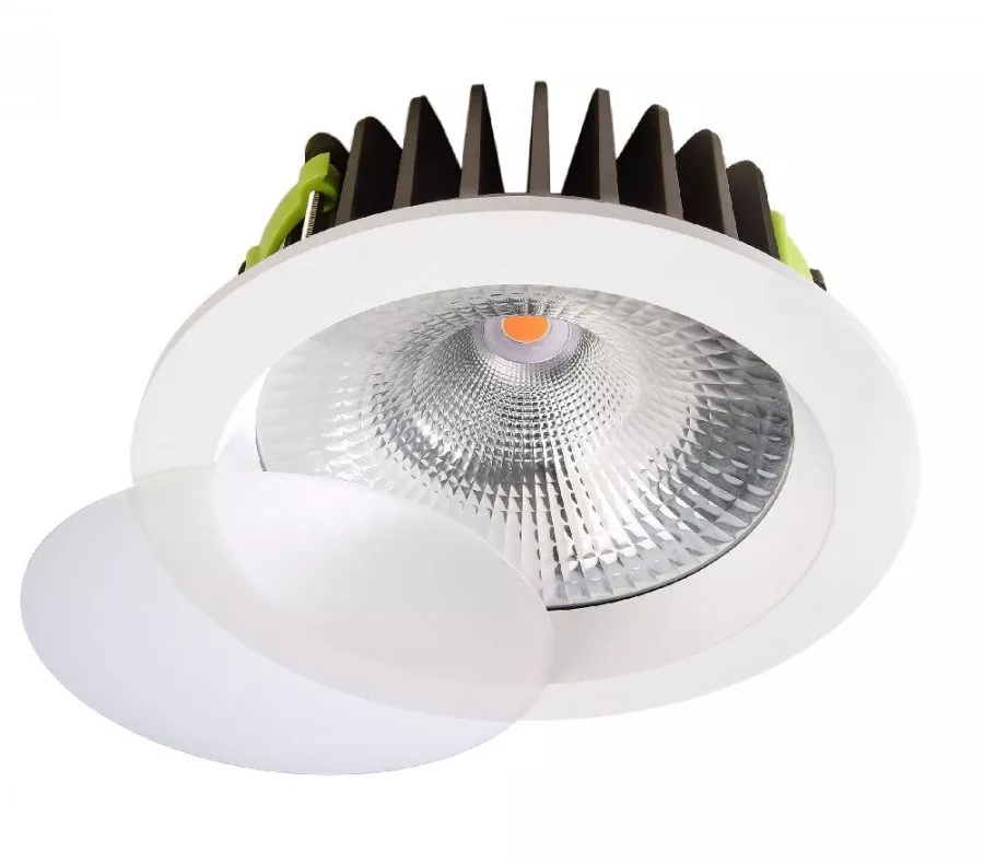 Deko-Light LED Deckeneinbauleuchte COB 210 37W 3000lm dimmbar 3000K Weiß