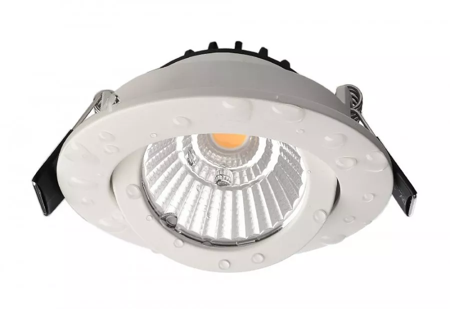 Deko-Light LED Deckeneinbauleuchte Dione IP44 Dim to Warm 8,5W 480lm dimmbar 1800/3000K Weiß