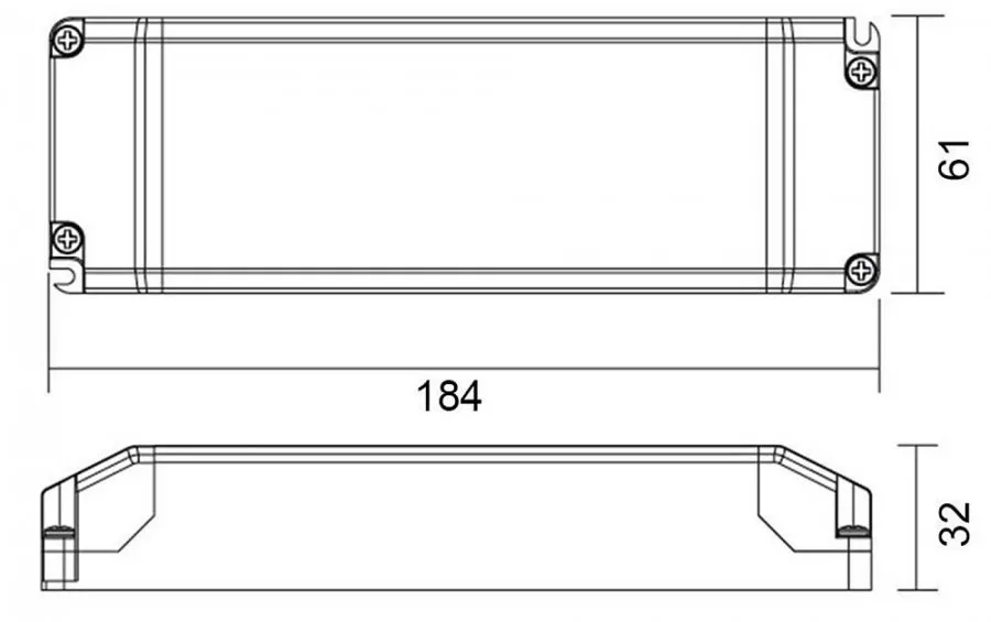 Deko-Light LED-Netzgerät CV DC Basic Q8H 24V 100W