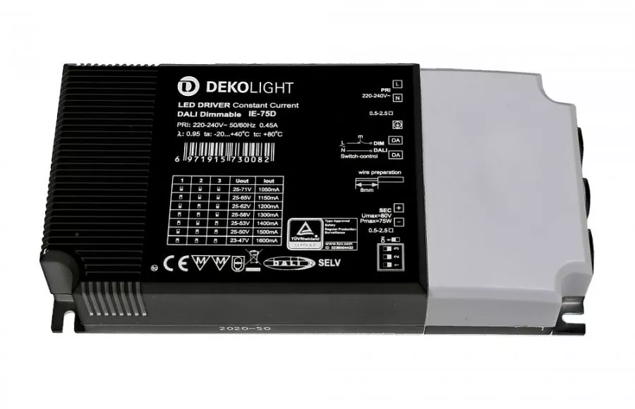Deko-Light LED-Netzgerät CC DC dimmbar Basic Multi CC IE75D