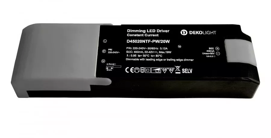 Deko-Light Netzgerät (CC, DC) dimmbar QUICK CC 450mA 30-40V 20W