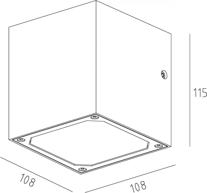 Deko-Light LED Wandaufbauleuchte Cubodo II Double SG 16W 1260lm 3000K IP54 Silber 731019