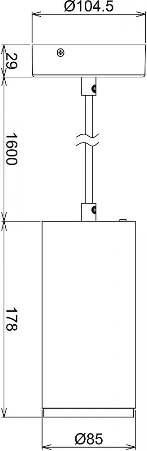 Deko-Light Pendelleuchte Lucea 10W DTW 1800-2700K Weiß