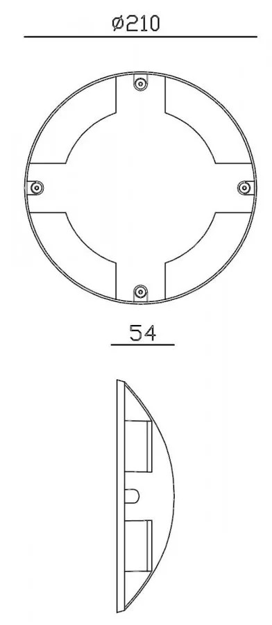 Deko-Light Pollerleuchte Helios IV 5,5W 3000 K Grau