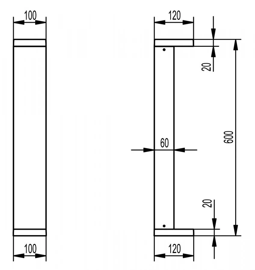 Deko-Light Pollerleuchte Lerna 600 7,4W 3000/4000K grau