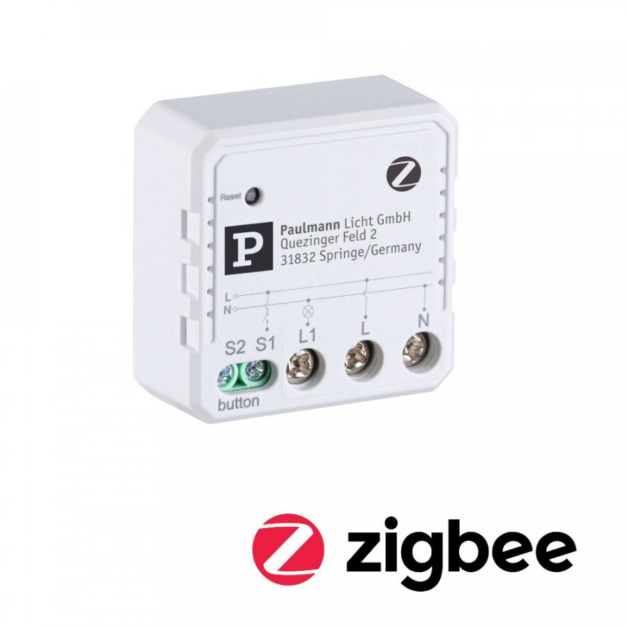 Paulmann 50139 Unterputzaktor Smart Home Zigbee 3.0 On/Off Weiß