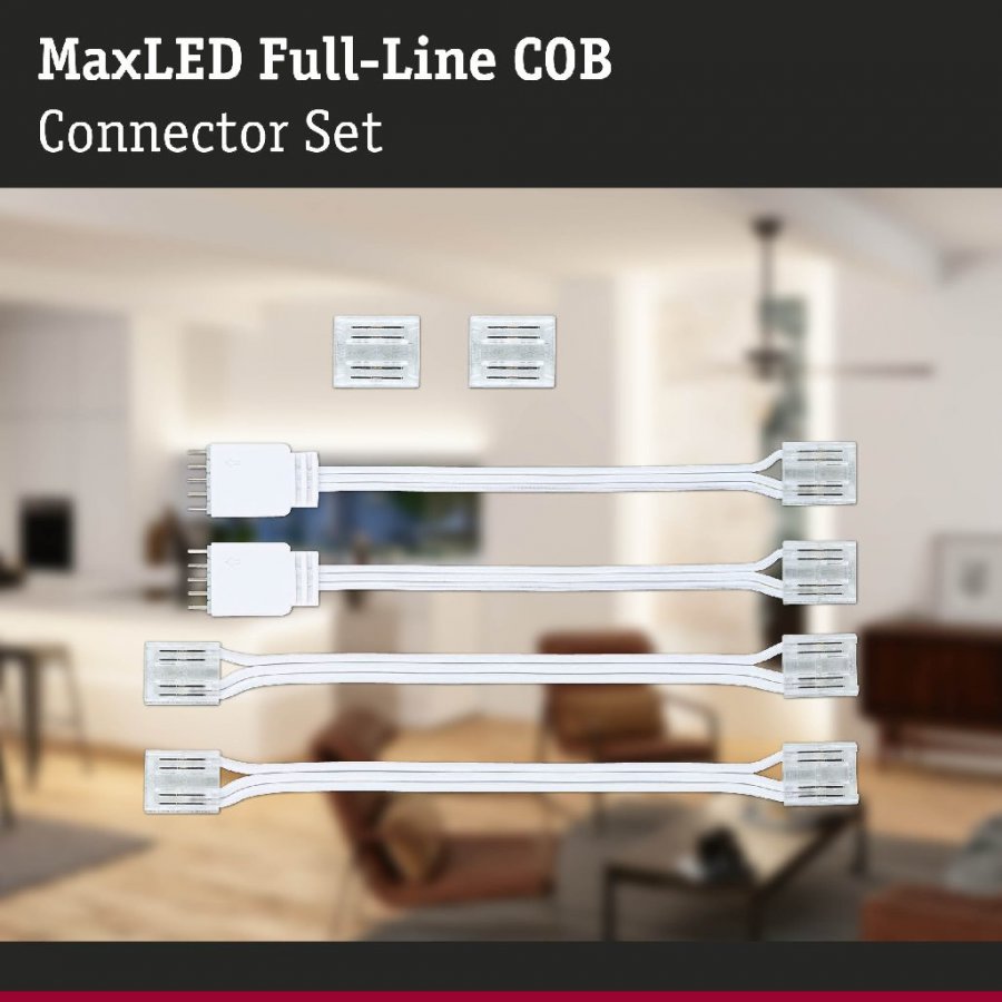 Paulmann 71057 MaxLED Connector Set Full-Line COB Weiß/Transparent