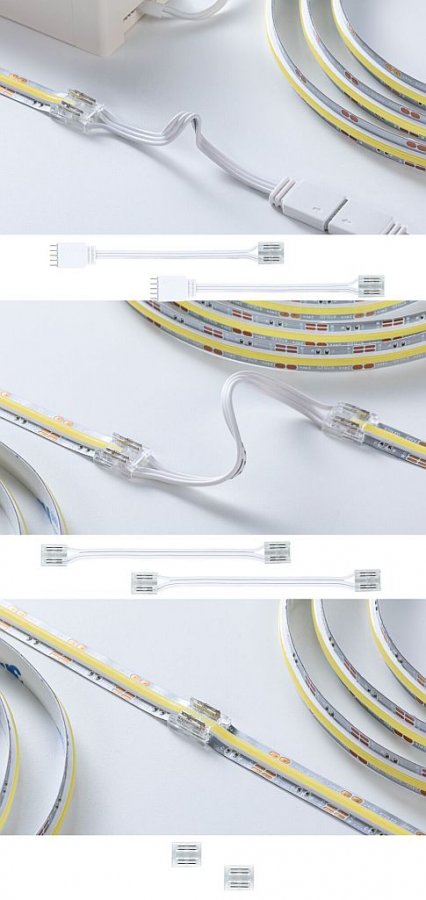 Paulmann 71057 MaxLED Connector Set Full-Line COB Weiß/Transparent