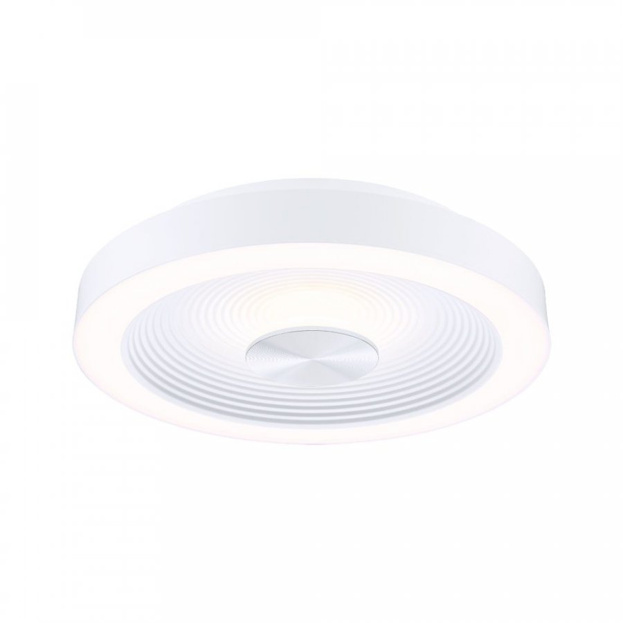 Paulmann 71177 LED Deckenleuchte Volea IP44 3000K 470lm / 1650lm 230V 3,5 / 1x13W dimmbar Weiß/Silber