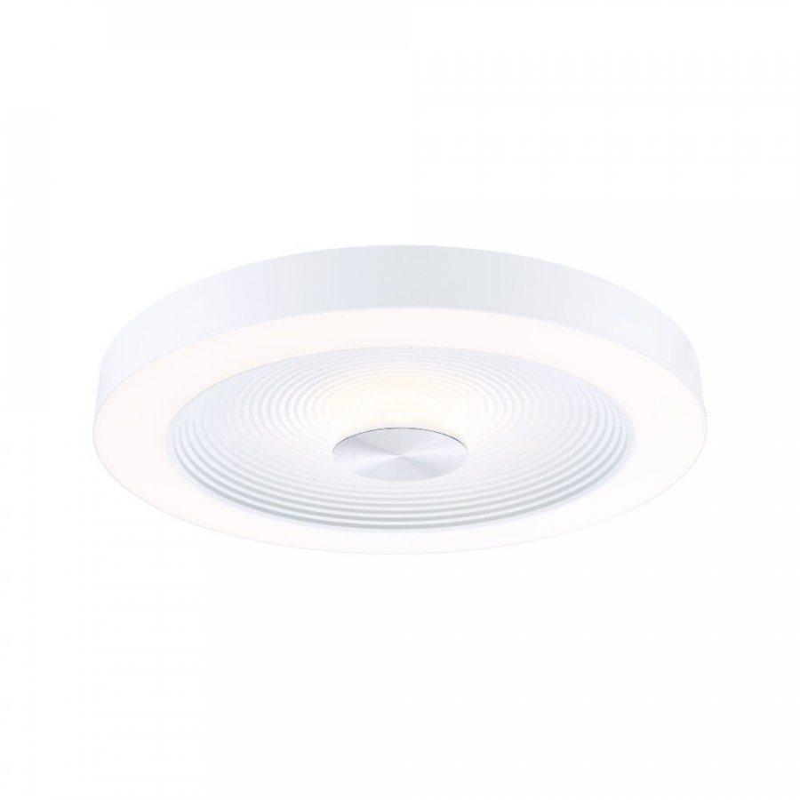 Paulmann 71179 LED Deckenleuchte Volea IP44 3000K 500lm / 2400lm 230V 4 / 1x18,5W dimmbar Weiß/Silber