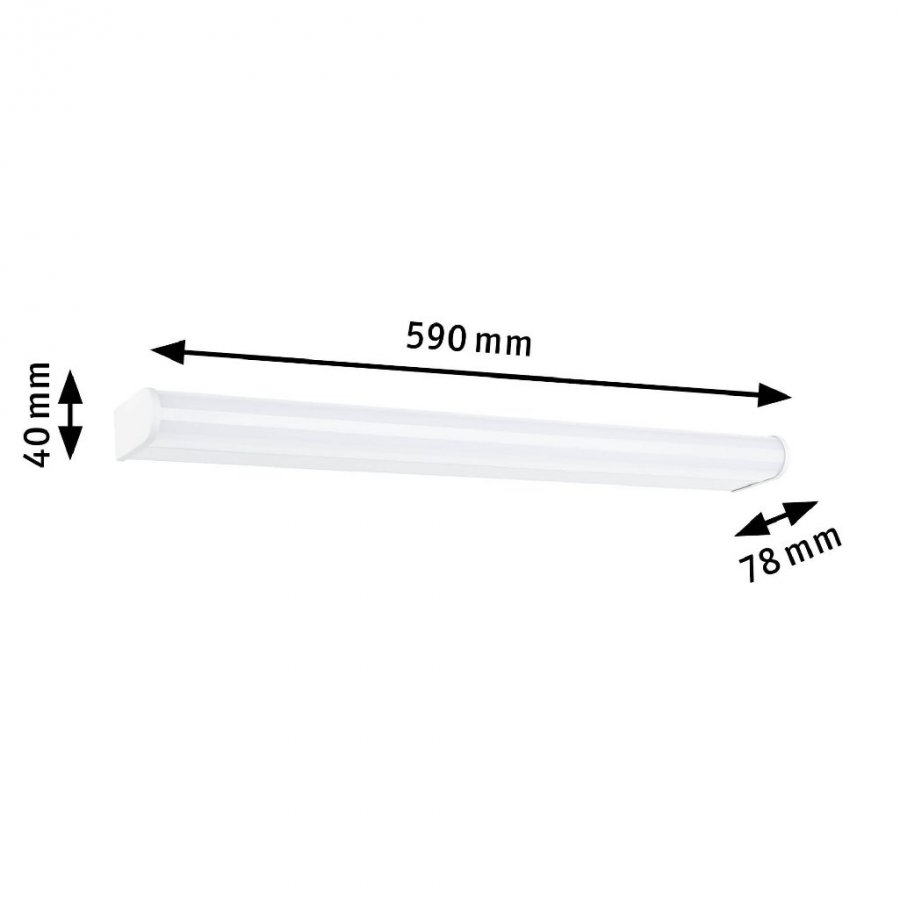 Paulmann 71209 Selection Bathroom LED Wandleuchte Arneb IP44 3000K 1000lm 230V 12,5W Weiß_7