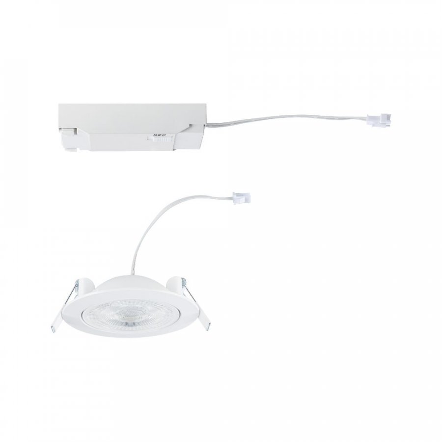 Paulmann 92253 LED Einbauleuchte White Select Aumus Einzelspot rund 105mm 90° 5W 700lm 230V dimmbar 2700 - 6500K Weiß