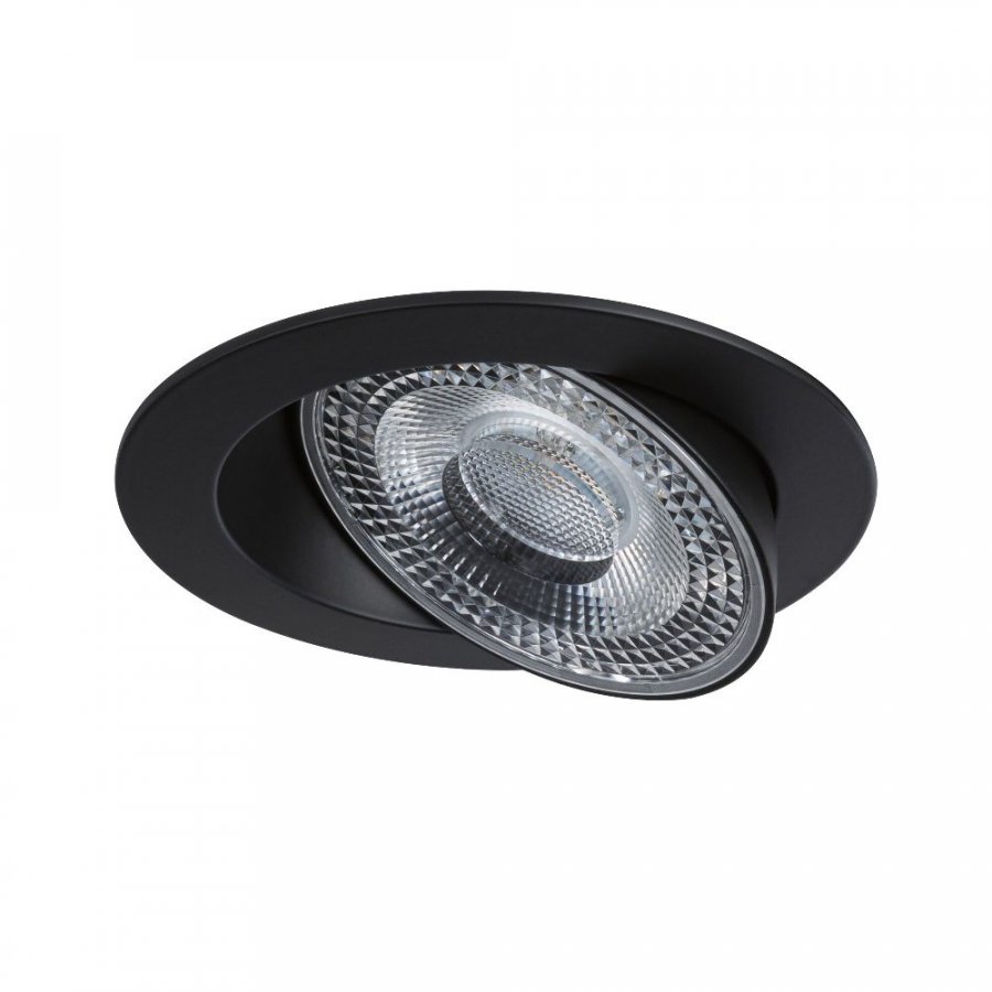 Paulmann 92257 LED Einbauleuchte White Select Aumus Einzelspot rund 105mm 90° 5W 700lm 230V dimmbar 2700 - 6500K Schwarz