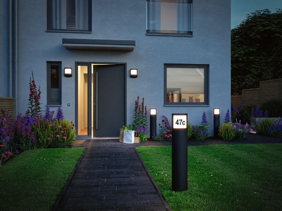 Paulmann 94515 Smart LED Pollerleuchte Zigbee Padea Home