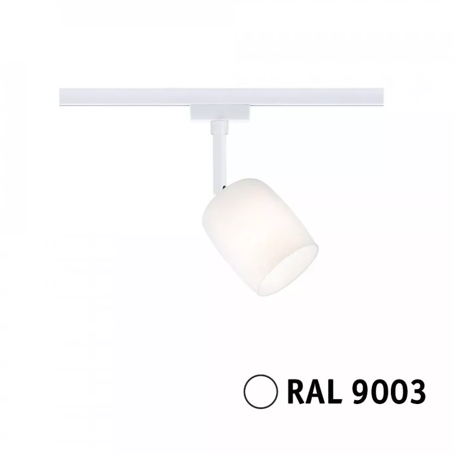 Paulmann 94881 URail Schienenspot Blossom G9 max. 10W dimmbar 230V Signalweiß