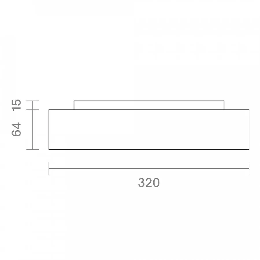 Sigor Aufbauleuchte Disc 320mm weiß 10/18/24W 3000/4000K IP20 120° Ra90