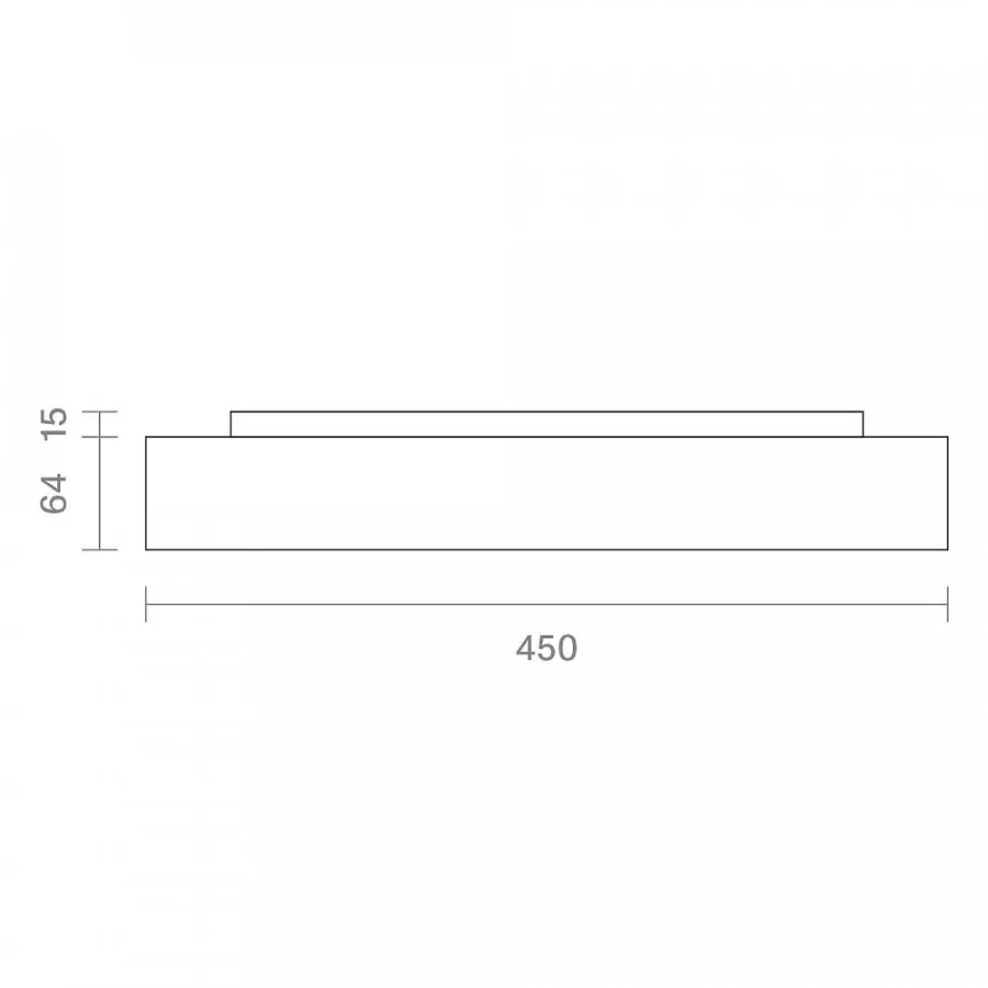 Sigor Aufbauleuchte Disc 450mm weiß 17/22/30W 3000/4000K IP20 120° Ra90