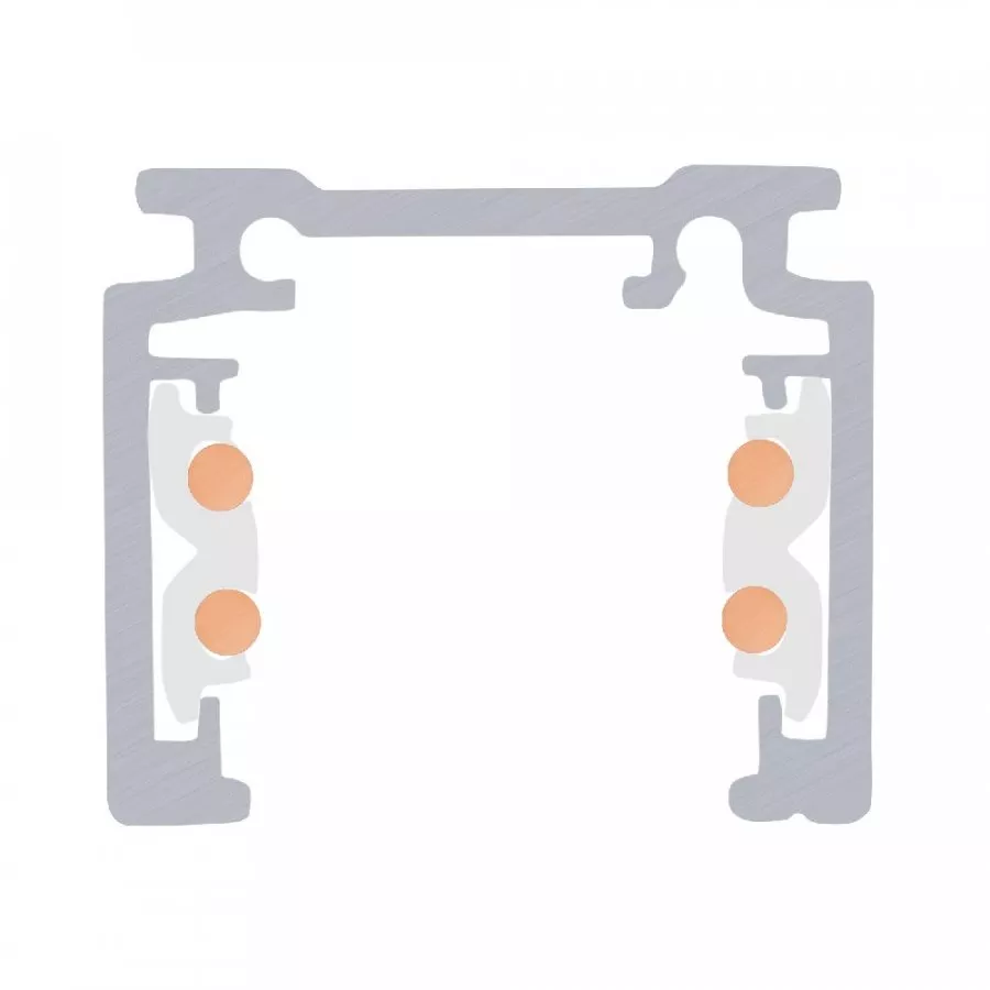 SLV 1m Aufbauschiene 48V TRACK weiß DALI