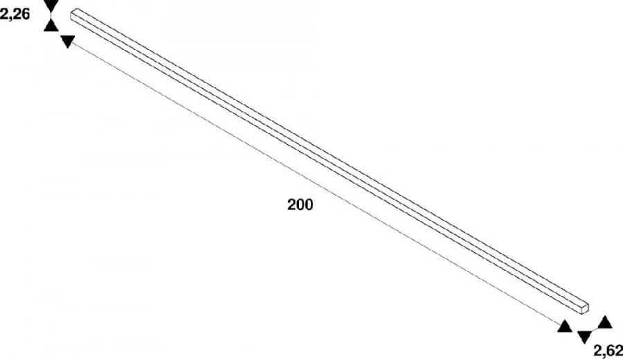 SLV 2m Aufbauschiene 48V TRACK schwarz DALI