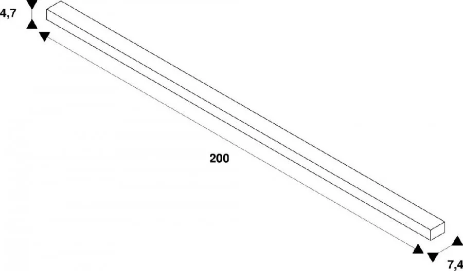 SLV 2m Einbauschiene 48V TRACK weiß DALI