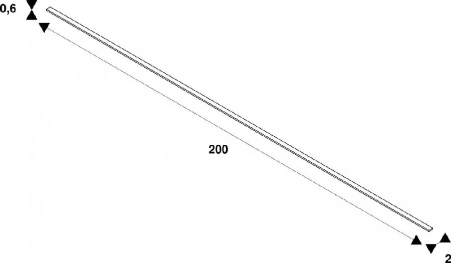 SLV 48V TRACK Schienenabdeckung 20mm für Standardschiene Aufbau 2m schwarz