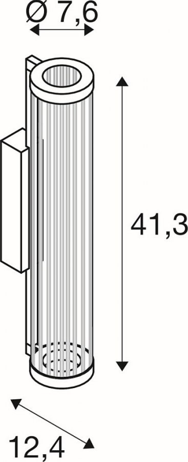 SLV Quimera Wandaufbauleuchte 2700/3000K PHASE dunkel kupfer