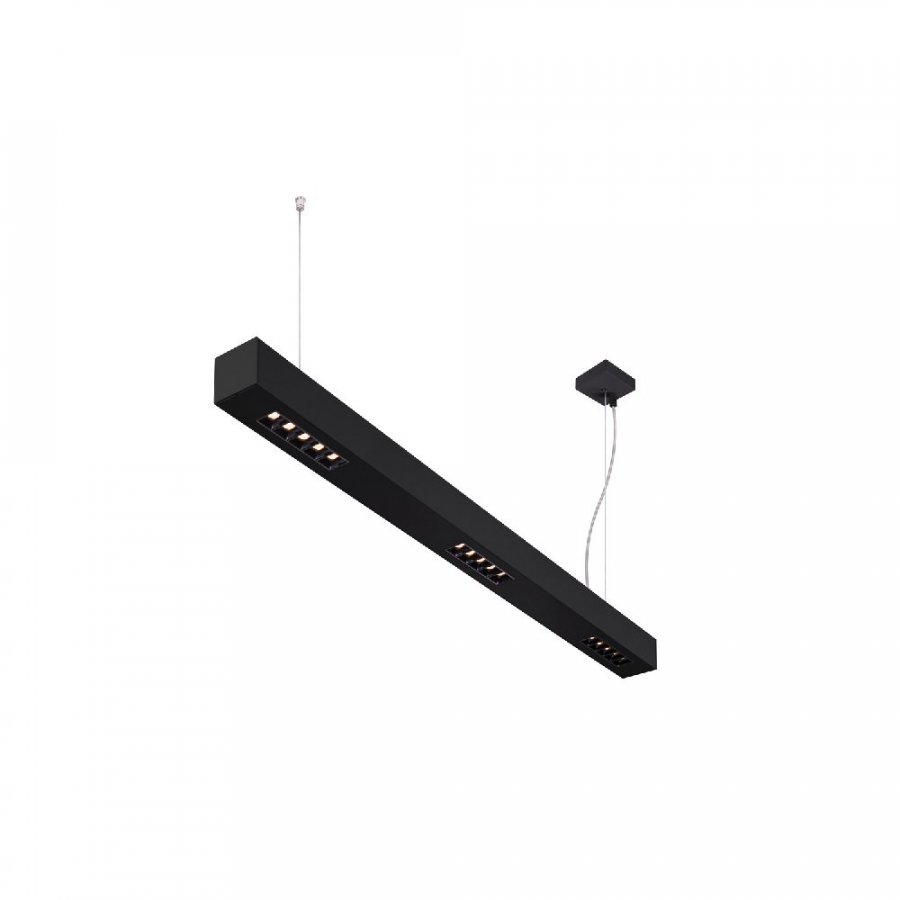 SLV Q-LINE LED Indoor Pendelleuchte 1m BAP schwarz 3000K