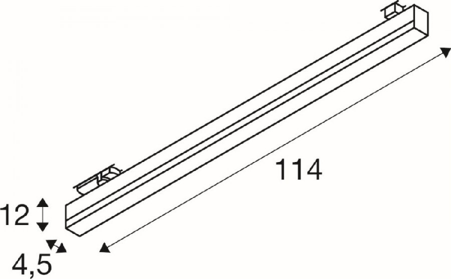 SLV Sight Track 3-Phasen Spot schwarz CCT