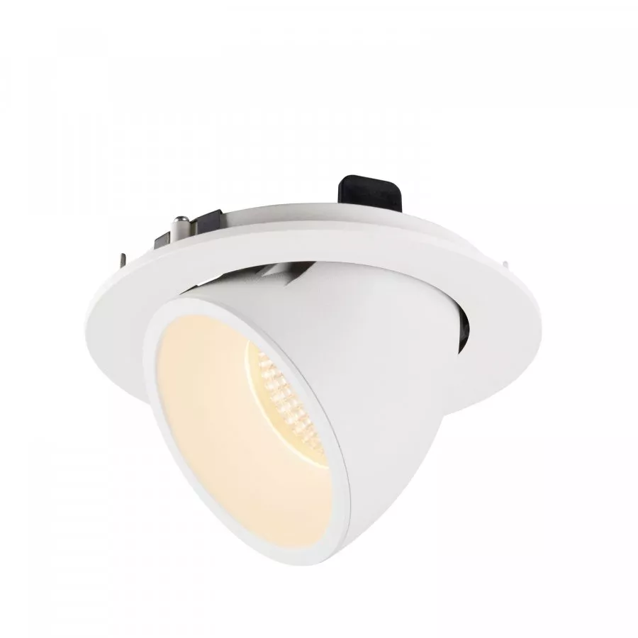 SLV Numinos Gimble L LED Deckeneinbauleuchte 25,4W 2250lm 2700K 20° dreh- und schwenkbar weiß