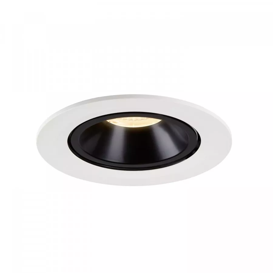 SLV Numinos Gimble L LED Deckeneinbauleuchte 25,4W 2150lm 3000K 20° dreh- und schwenkbar weiß/schwarz