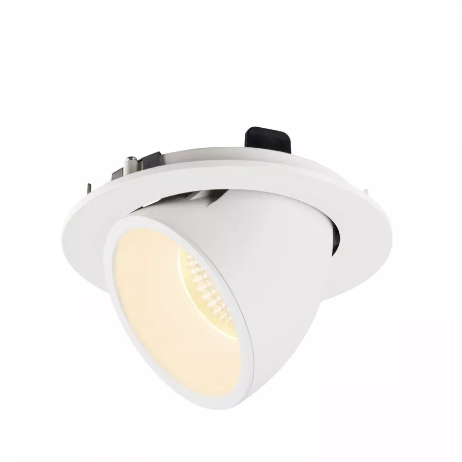 SLV Numinos Gimble L LED Deckeneinbauleuchte 25,4W 2300lm 3000K 20° dreh- und schwenkbar weiß