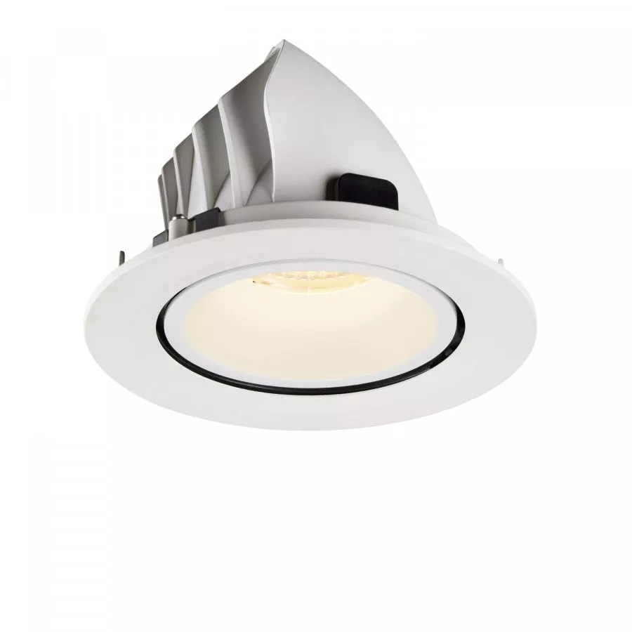 SLV Numinos Gimble L LED Deckeneinbauleuchte 25,4W 2300lm 3000K 20° dreh- und schwenkbar weiß