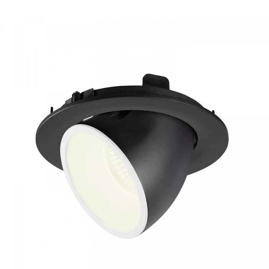 SLV Numinos Gimble L LED Deckeneinbauleuchte 25,4W 2450lm 4000K 20° dreh- und schwenkbar schwarz/weiß