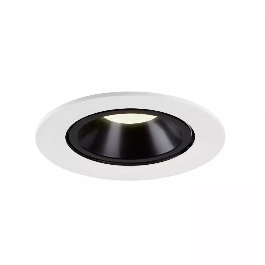 SLV Numinos Gimble L LED Deckeneinbauleuchte 25,4W 2350lm 4000K 20° dreh- und schwenkbar weiß/schwarz