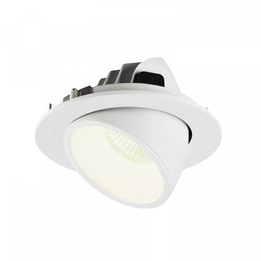 SLV Numinos Gimble L LED Deckeneinbauleuchte 25,4W 2450lm 4000K 20° dreh- und schwenkbar weiß