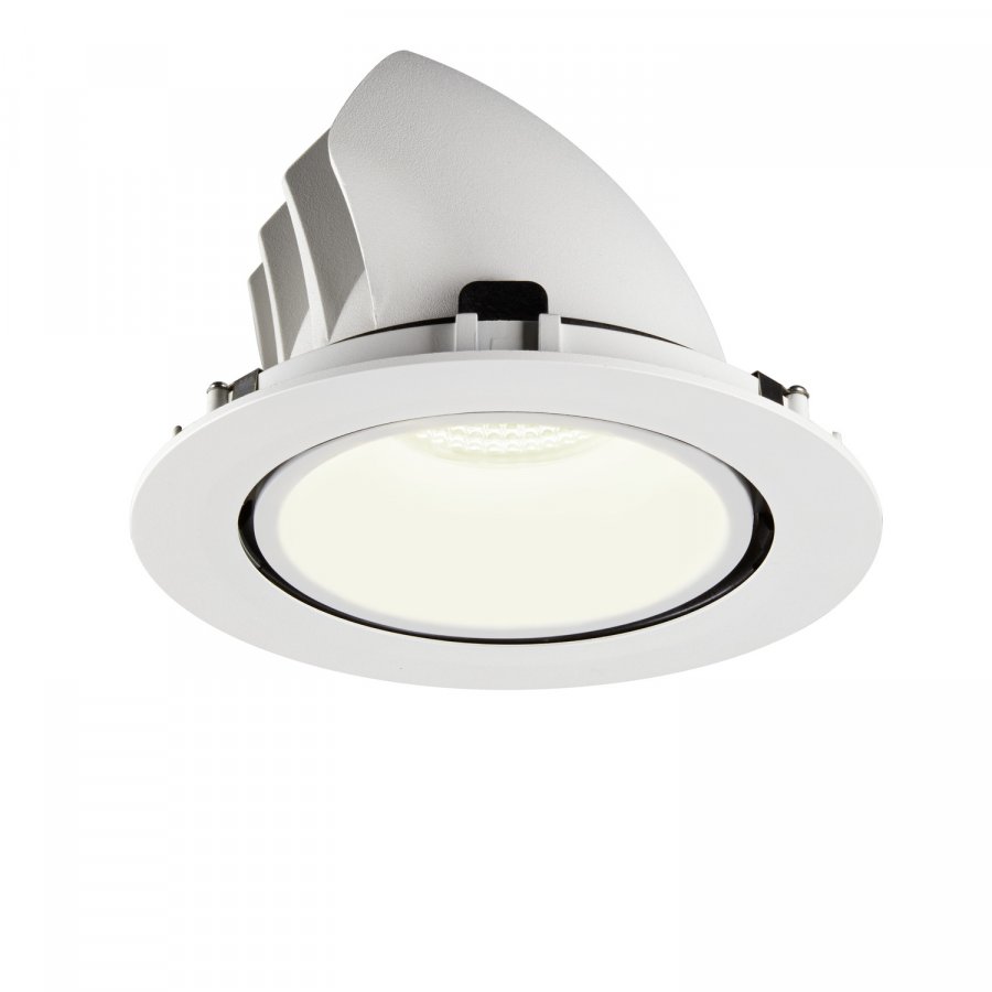 SLV Numinos Gimble XL LED Deckeneinbauleuchte 37,4W 3800lm 4000K 20° dreh- und schwenkbar weiß