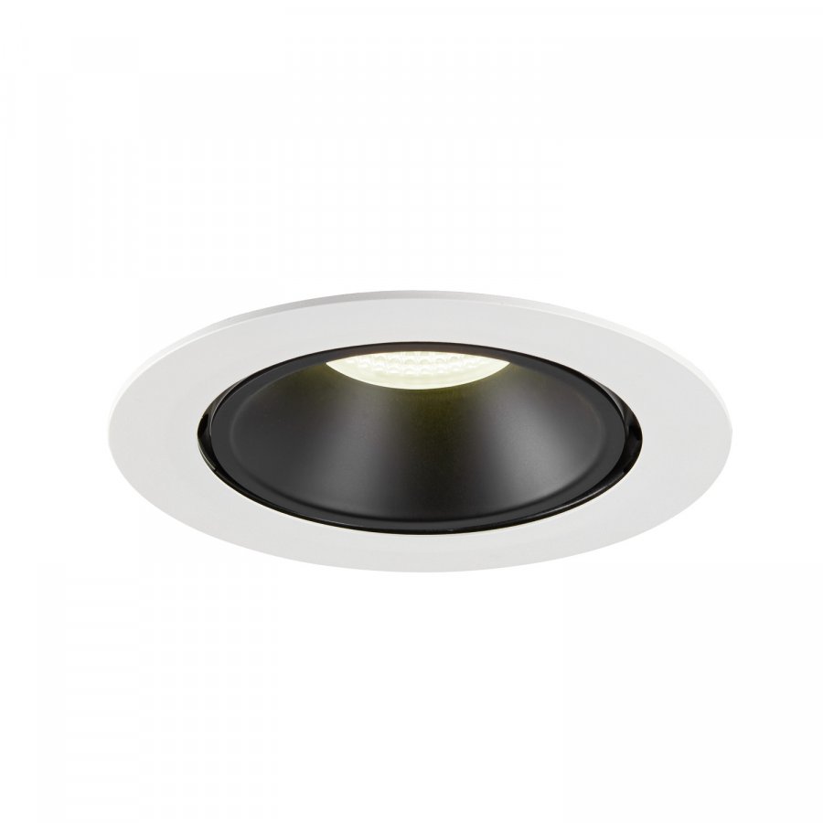 SLV Numinos Gimble XL LED Deckeneinbauleuchte 37,4W 3600lm 4000K 55° dreh- und schwenkbar weiß/schwarz